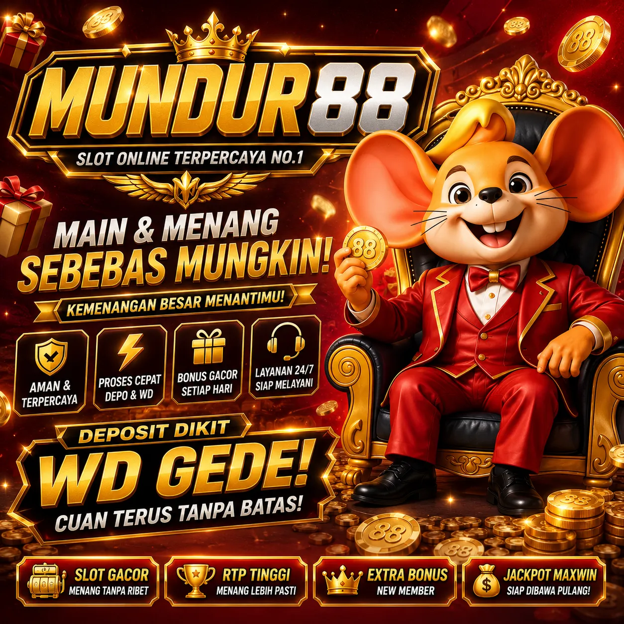 MUNDUR88 Banner